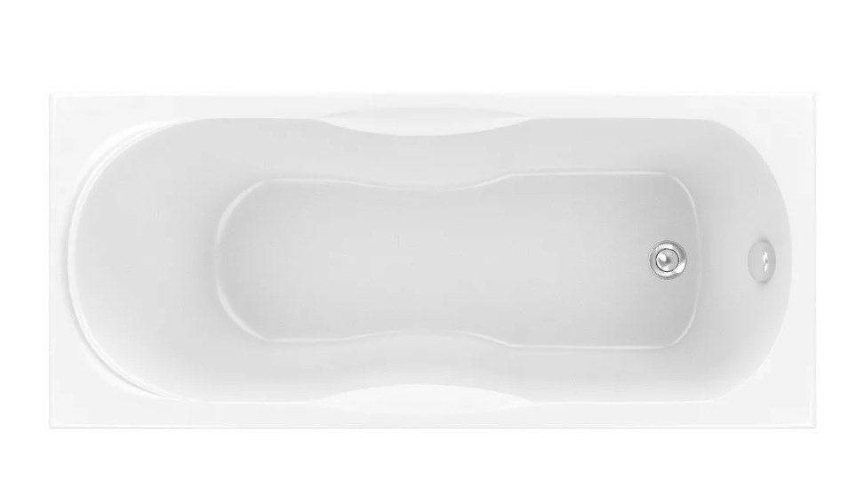 ванна акриловая 1700х700х540мм прямоугольная (ванна + каркас Стандарт) "Рио" BAS