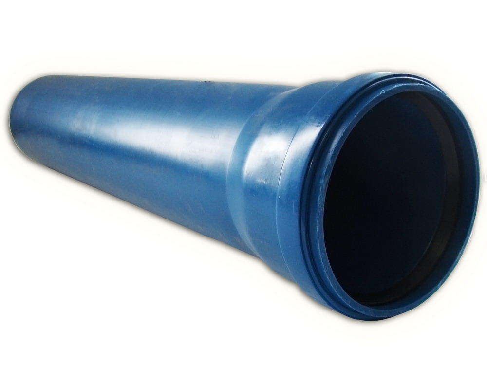 труба канализационная раструбная ПП Ду110*5,3 L- 500 для внутренних водостоков (синяя)