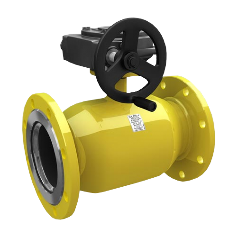 кран шаровый фланц. ГАЗ Ду 65 Ру16 Т-200*С полнопрох. с редуктором КШ.Ц ...