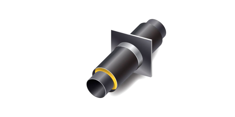 узел неподвижной опоры - 76х3,5х275х16-2 ППУ ПЭ -160 | Инженерный Центр ...